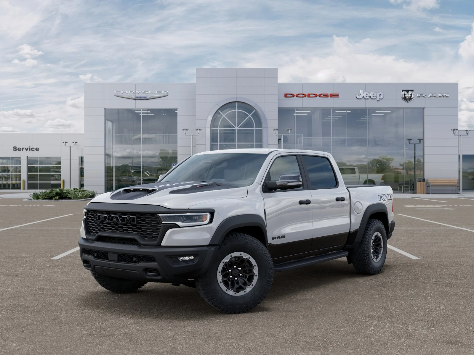 New 2026 Bright White Clear-Coat Exterior Paint RAM RHO image 28