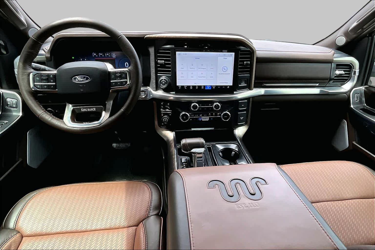 Used 2025 Star White Metallic Tri-Coat/Marsh Gray Ford King Ranch image 16