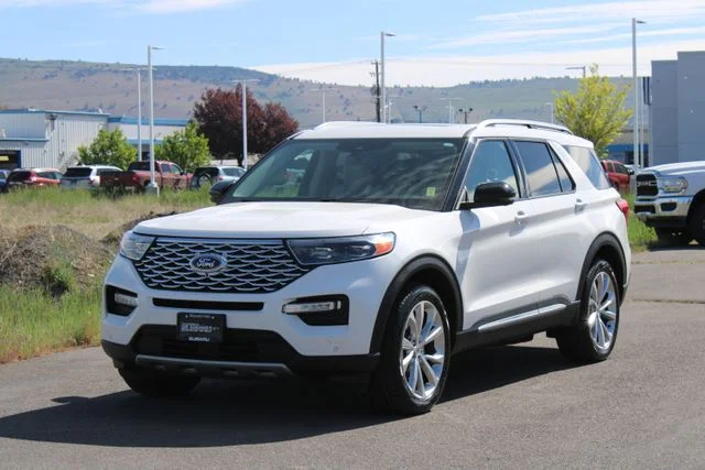 Used 2021 White Ford Platinum image 8