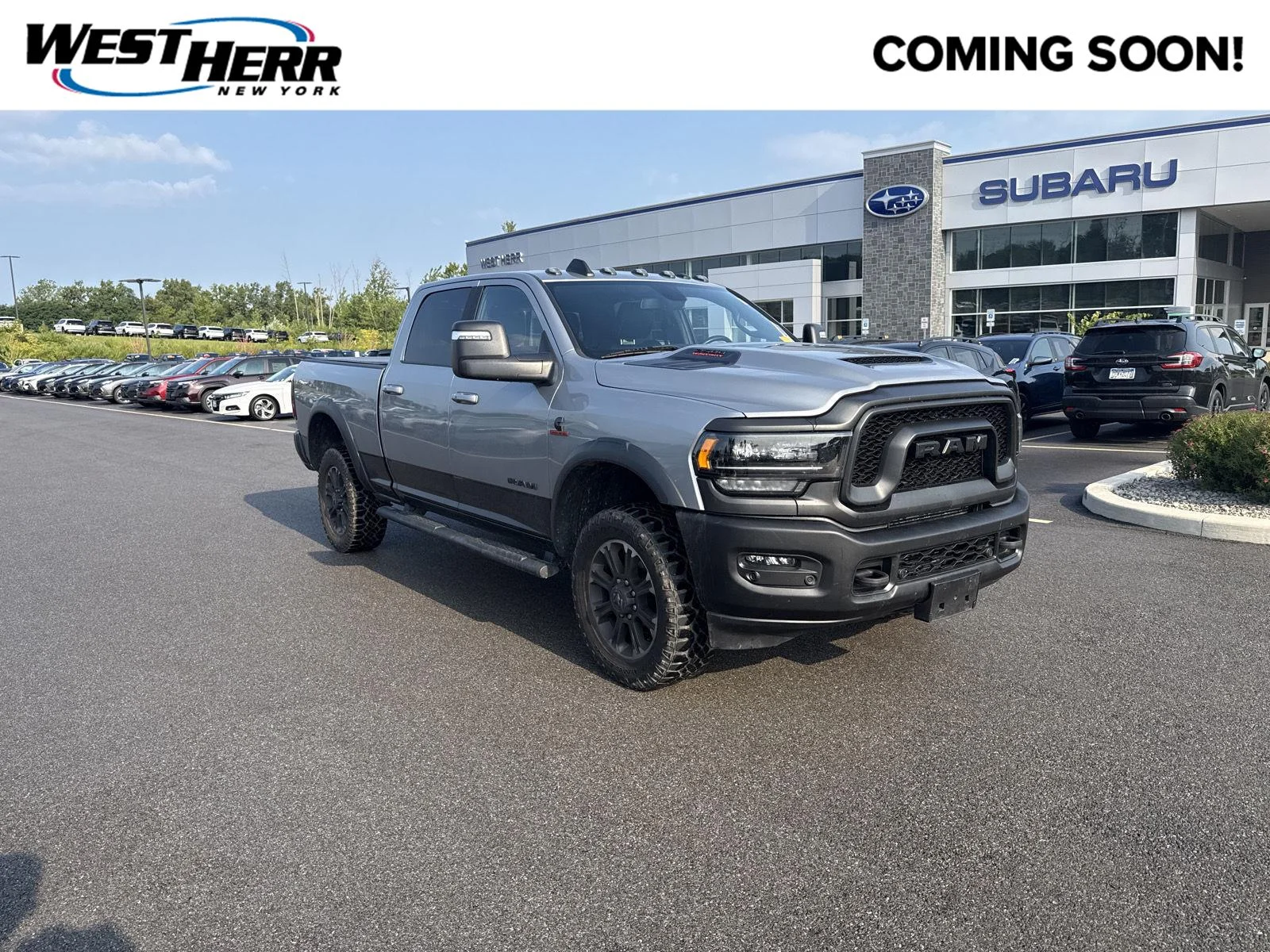 Used 2023 Billet Silver Metallic Clearcoat Ram Power Wagon Rebel image 1