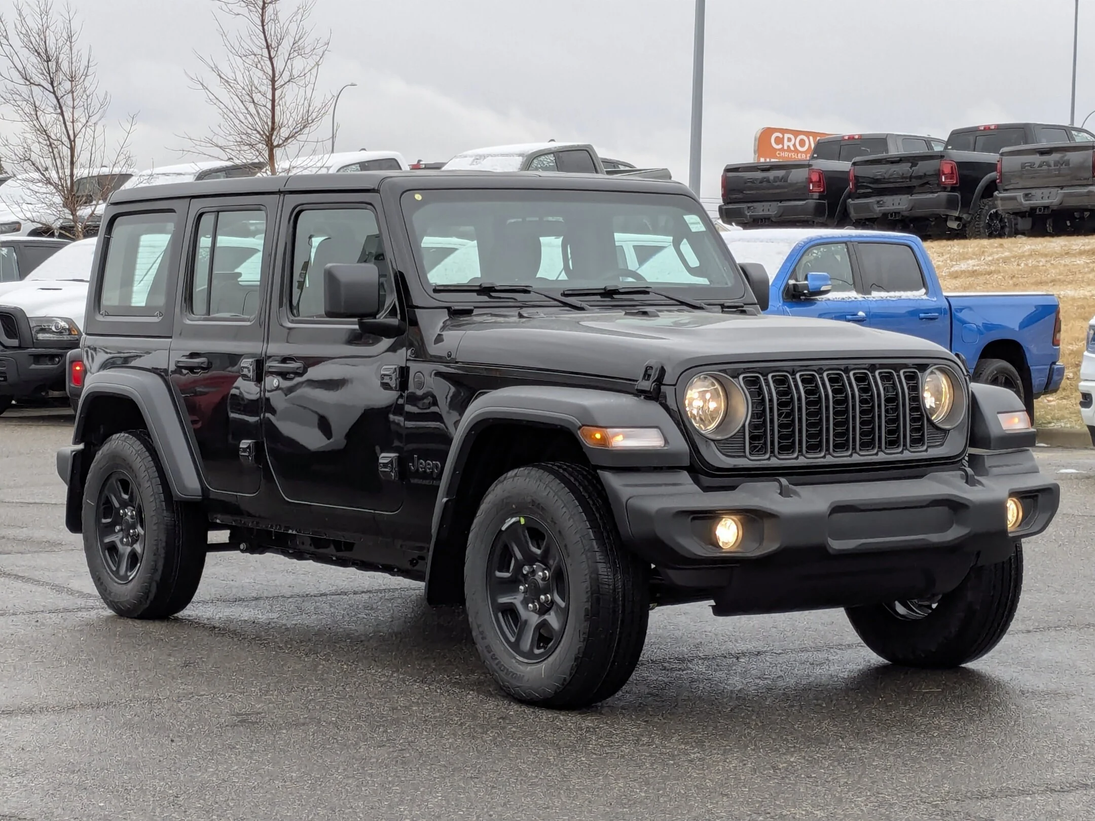 New 2026 Black Jeep Sport - - Black 3-Pc Hard Top - 8-Spd Auto - 12.3 Uconnect 5 - Dana M200 Rear Axle & More! image 2