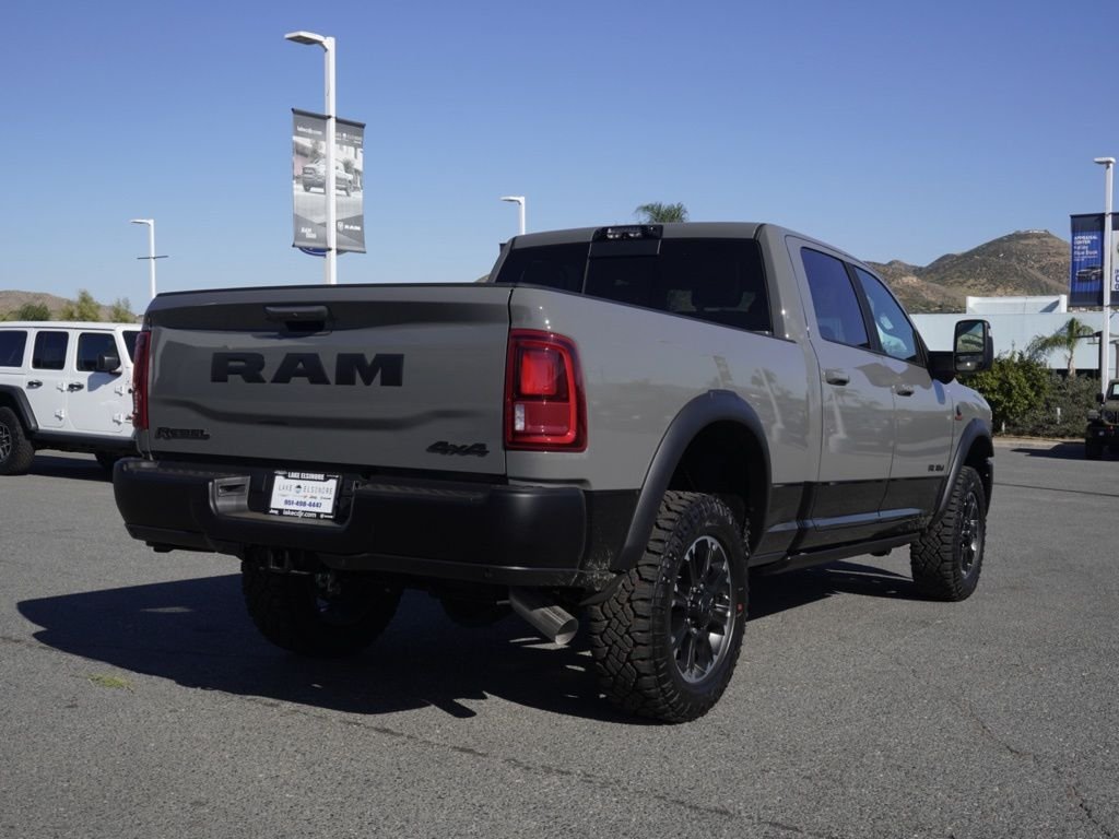 New 2026 Ceramic Gray Clear-Coat Exterior Paint RAM Rebel image 3