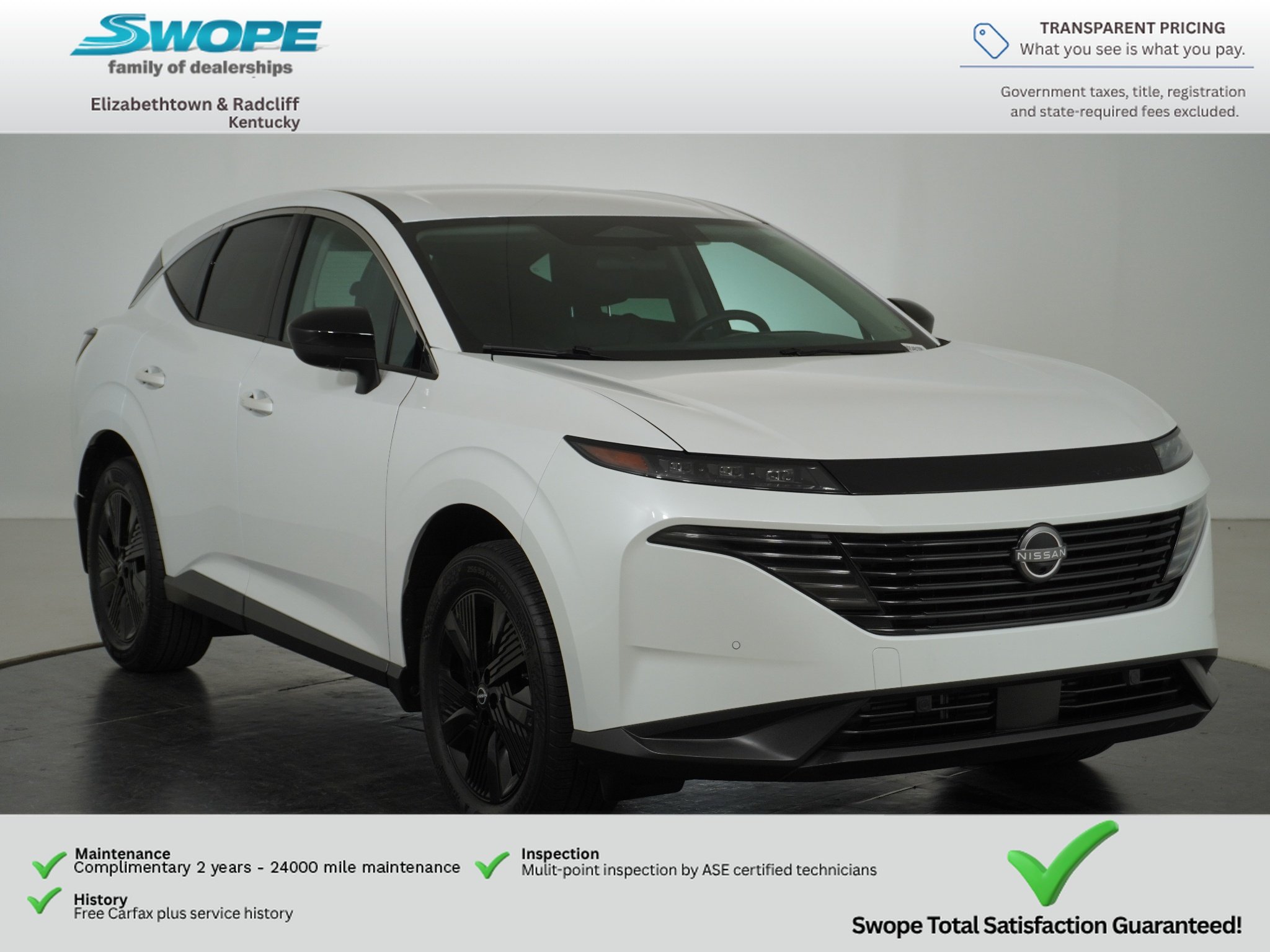Used 2025 Everest White Pearl Tricoat Nissan SV image 1