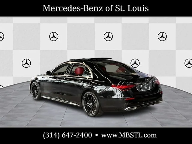 New 2026 Obsidian Black Metallic Mercedes-Benz S 580 image 3