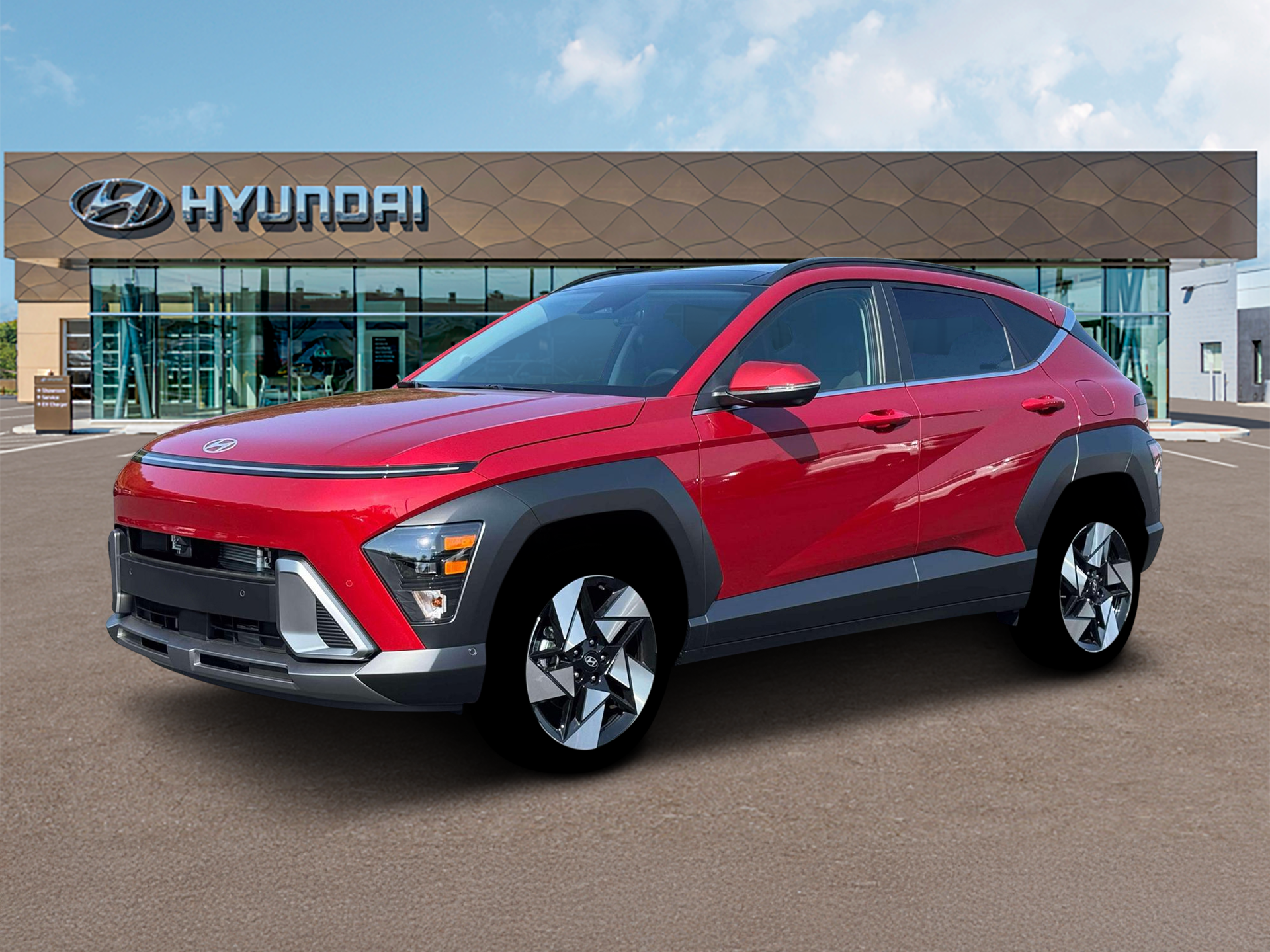 New 2026 Red Hyundai Limited AWD image 2