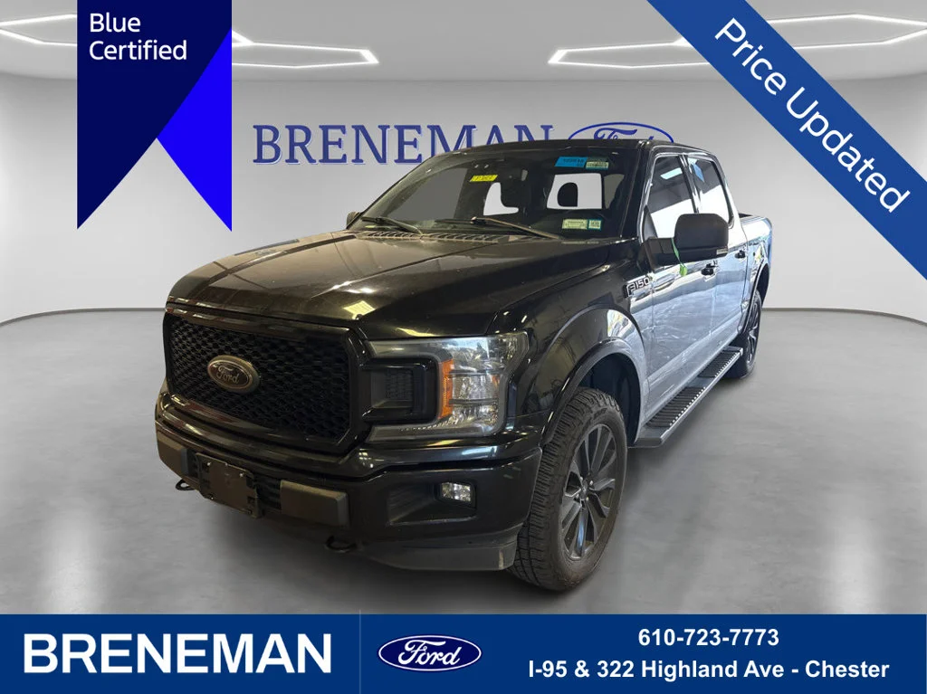 Certified Used 2020 Black Metallic Ford XLT image 1