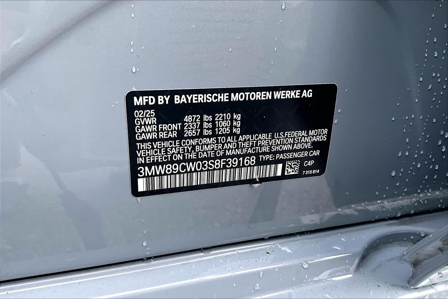 Used 2025 Brooklyn Grey Metallic BMW 330i xDrive image 38