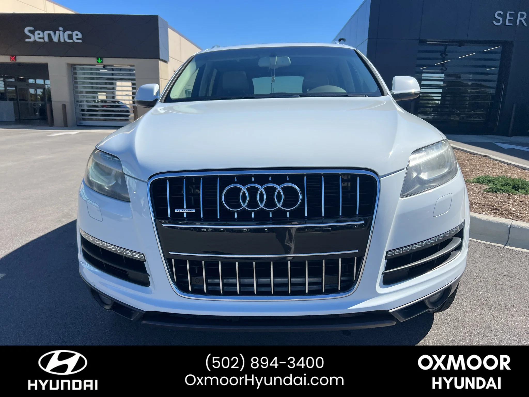 Used 2013 Glacier White Metallic Audi 3.0T Premium Plus image 2