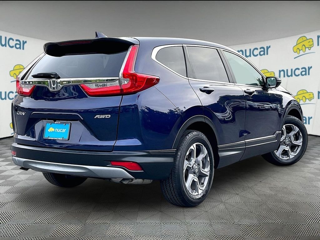 Used 2018 Obsidian Blue Honda EX image 6
