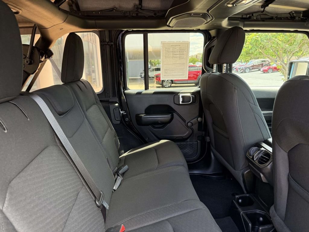 Used 2020 Black Jeep Unlimited Sport image 16