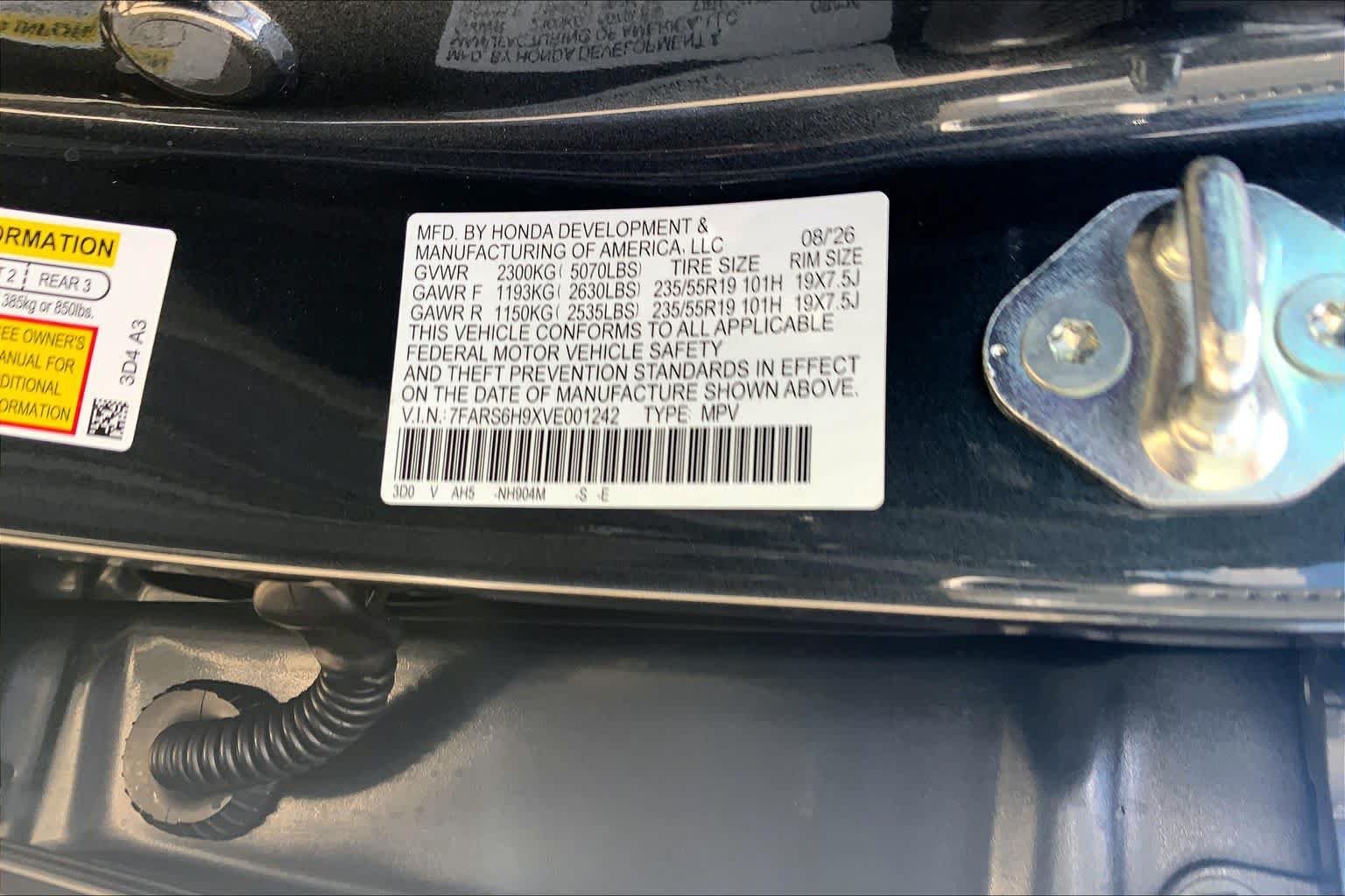 New 2027 Meteorite Gray Metallic Honda Sport Touring Hybrid AWD image 21