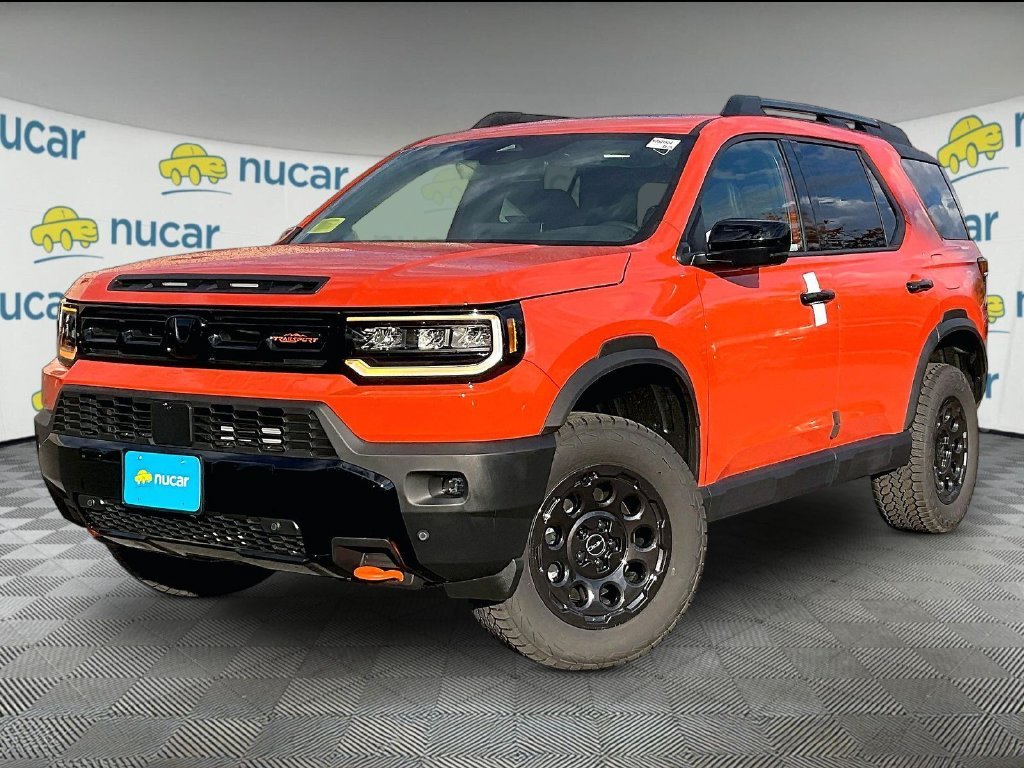 New 2027 Sunset Orange Honda TrailSport Elite Blackout image 4