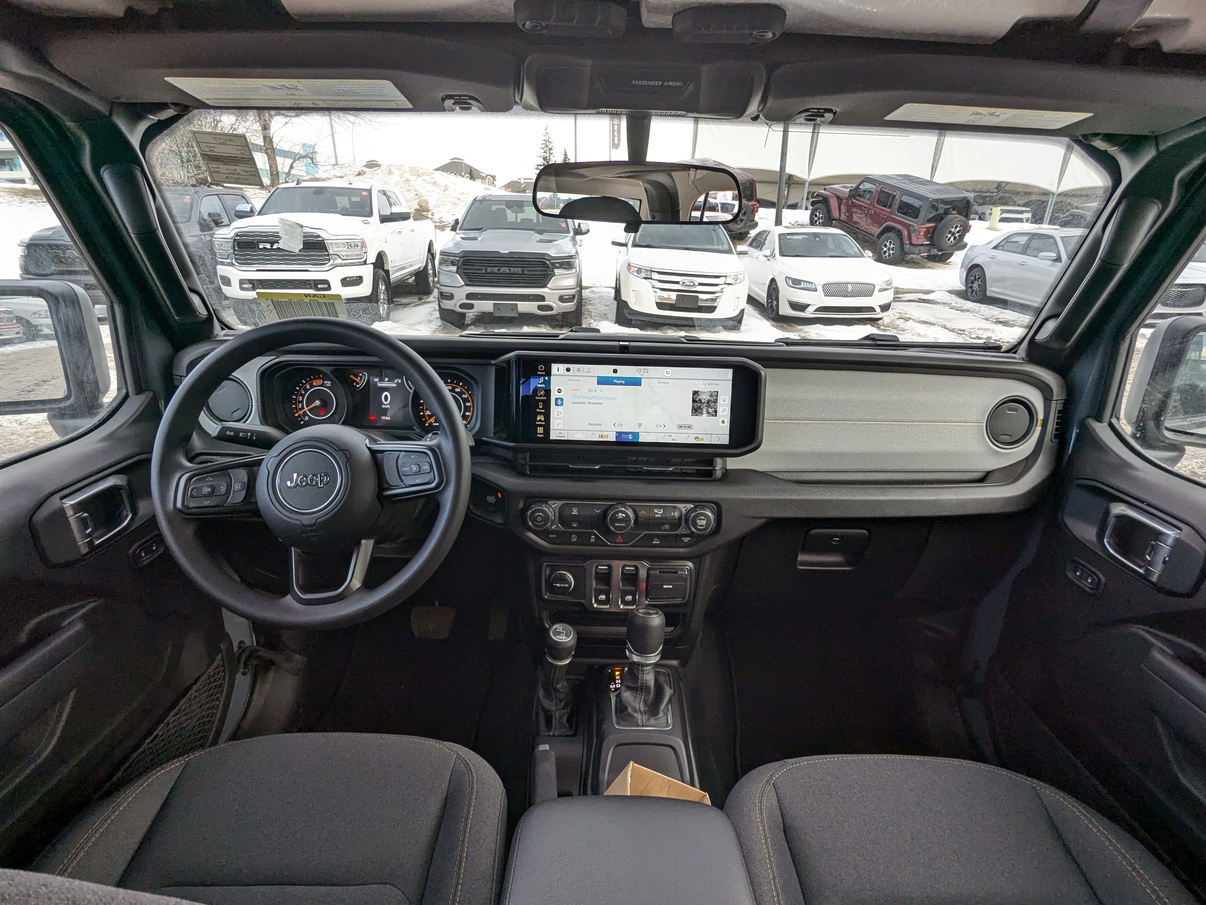 New 2026 Grey Jeep Sport - - 2.0L Turbo Engine - 12.3 Uconnect 5 Display - Black Freedom Hardtop - 8-Speed Auto & More image 23