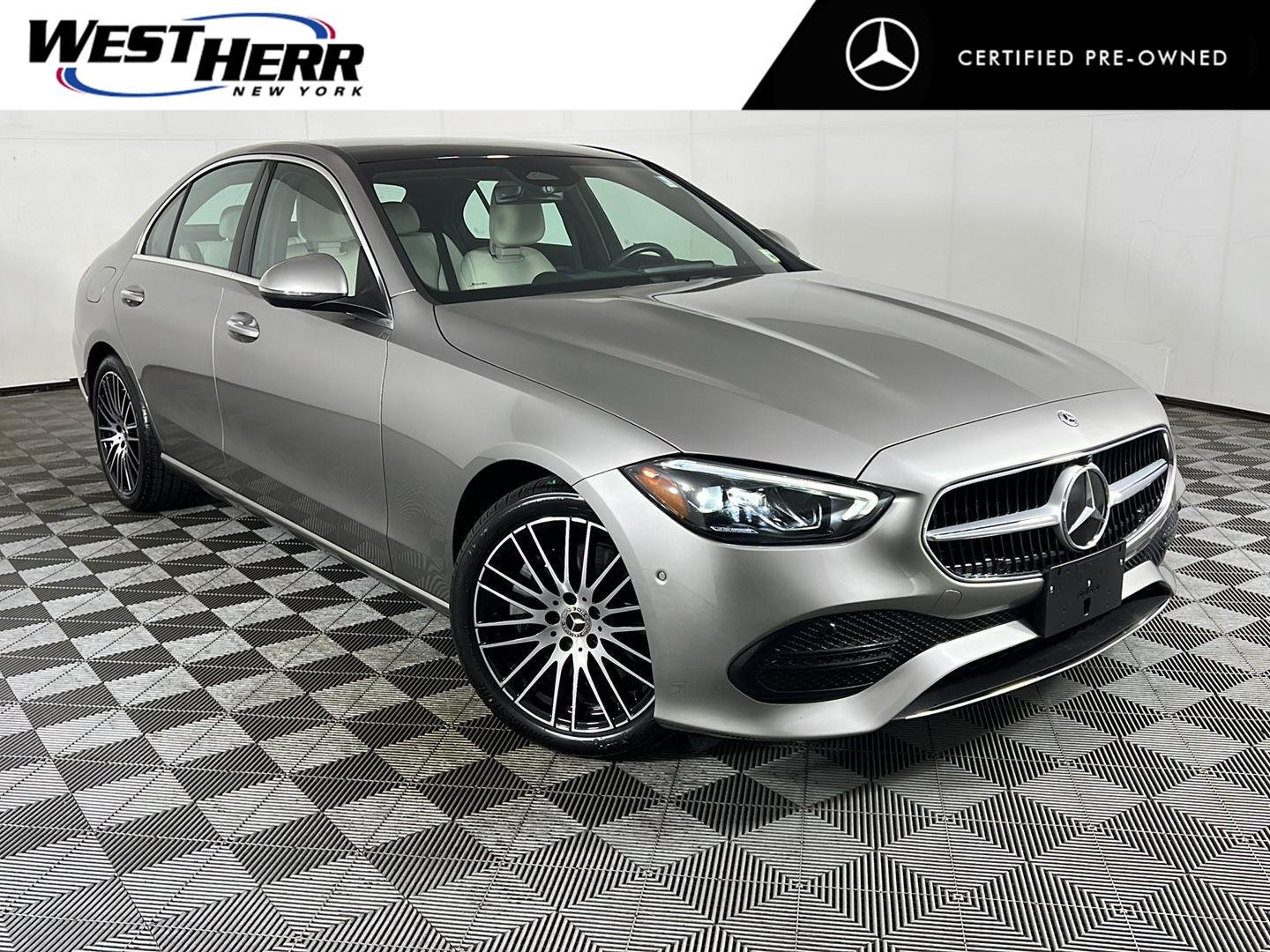 Certified Used 2024 Mojave Silver Metallic Mercedes-Benz C 300 image 1