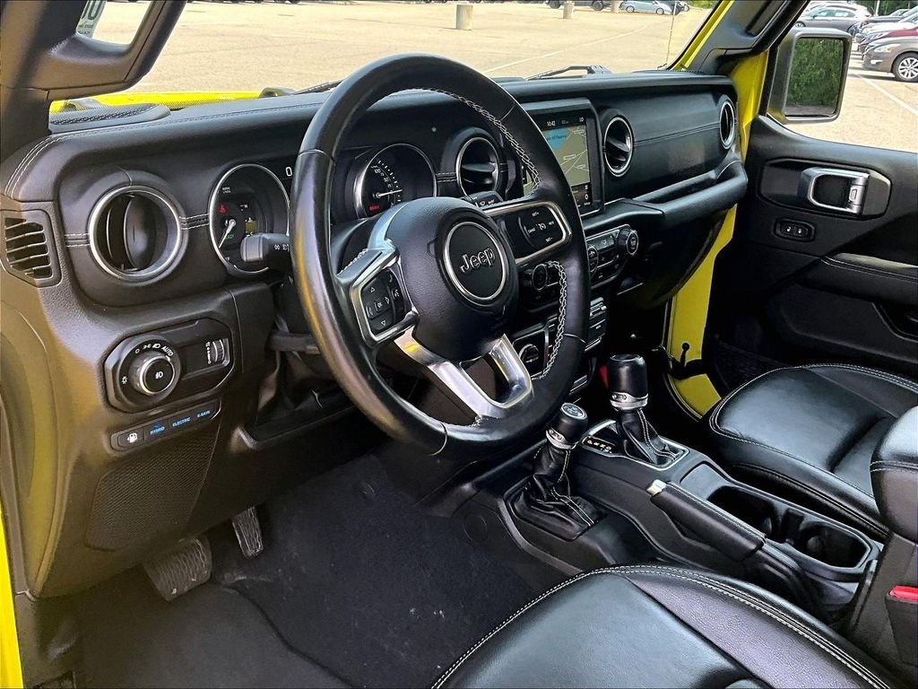 Used 2023 Yellow Jeep Sahara 4xe image 8
