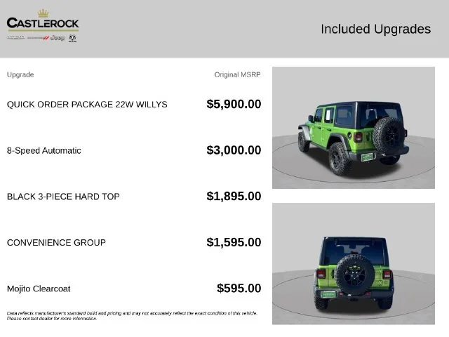 Used 2026 Green Jeep Willys image 6