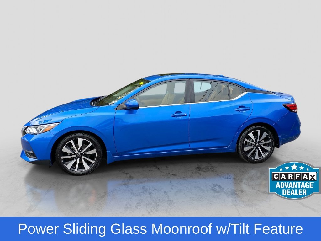 Used 2021 Blue Nissan SV image 2
