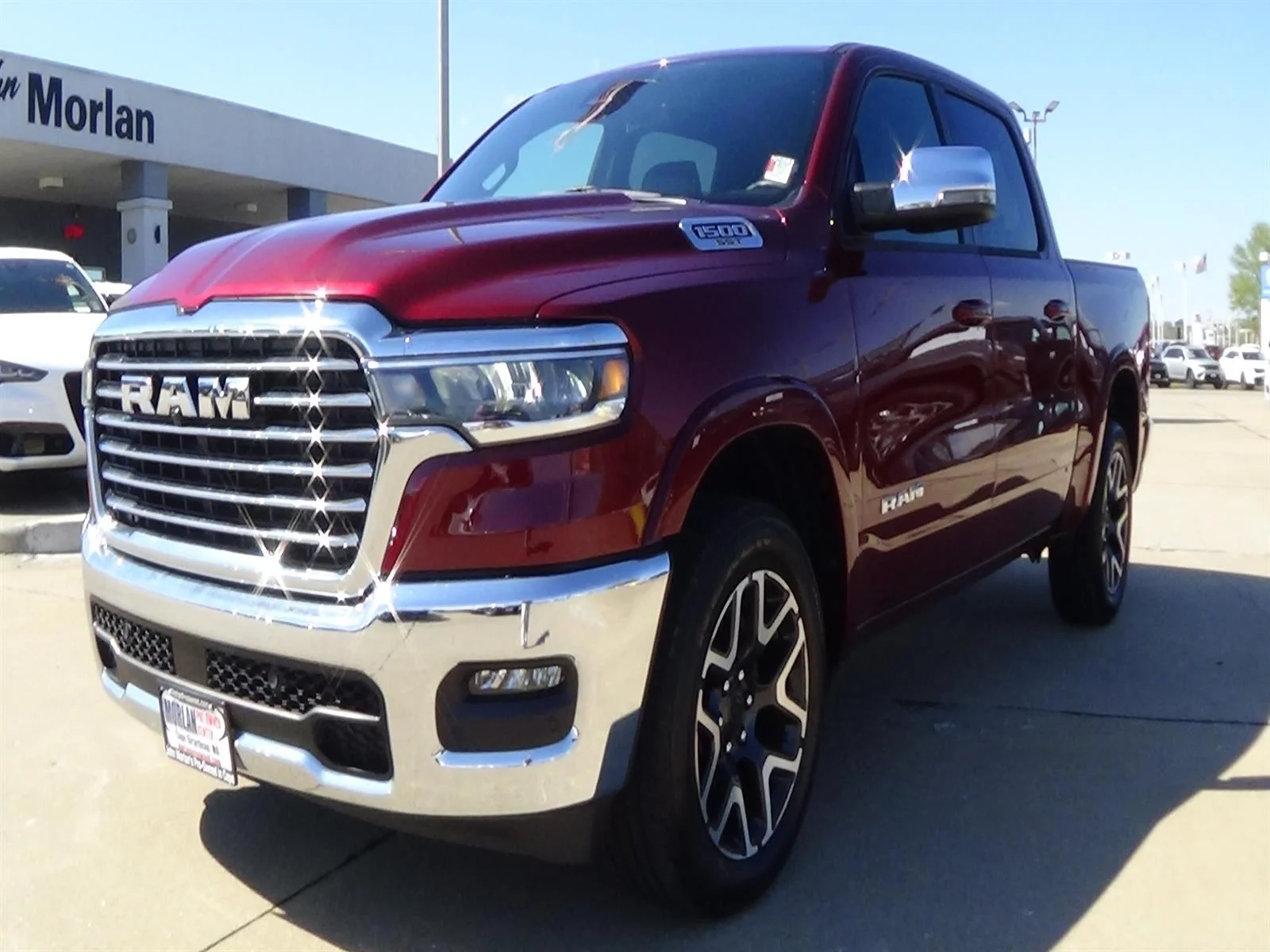 Used 2025 Delmonico Red Pearl Coat (prv) RAM Laramie image 2