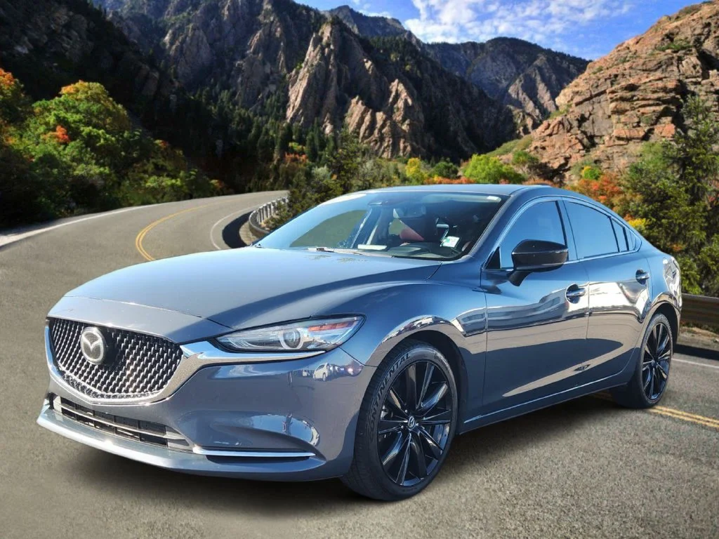 Used 2021 Gray Mazda Carbon Edition image 5