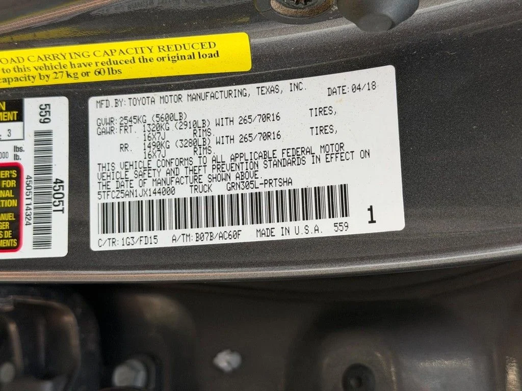 Used 2018 Gray Toyota TRD Off-Road image 22