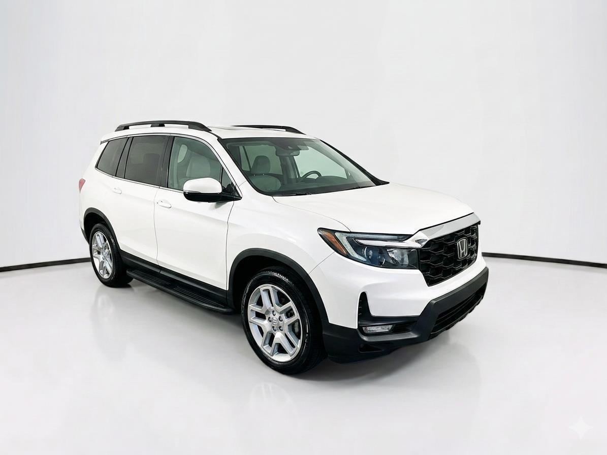Used 2025 Platinum White Pearl Honda EX-L image 3