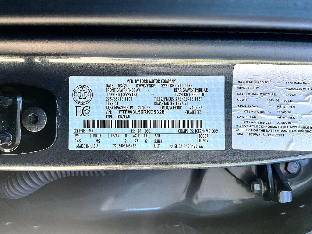 Used 2024 Gray Ford XLT image 37