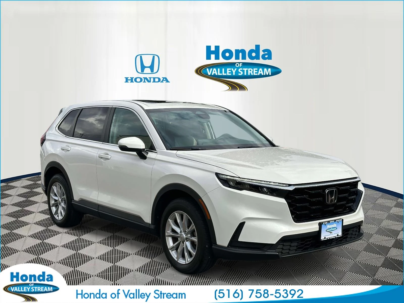 Certified Used 2024 White Honda EX image 1