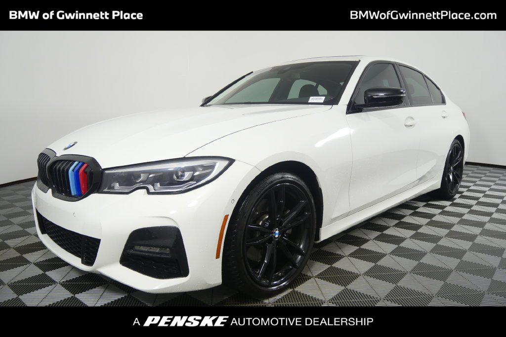 Used 2021 Alpine White BMW 330i image 1