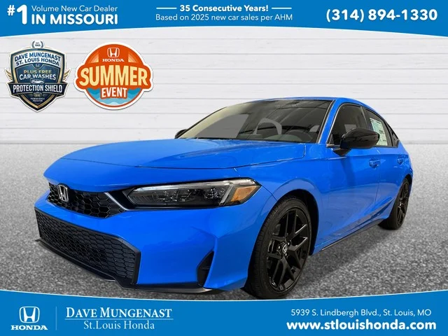 New 2026 Boost Blue Pearl Honda Sport image 1
