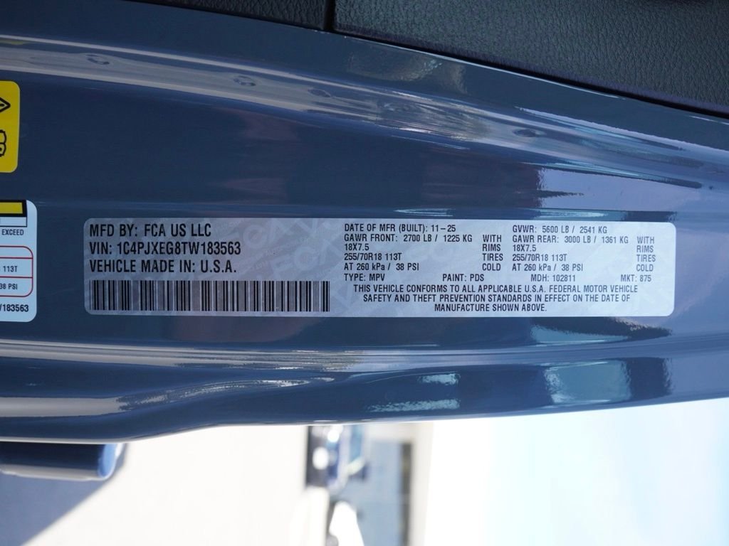 New 2026 Anvil Clear-Coat Exterior Paint Jeep Sahara image 26