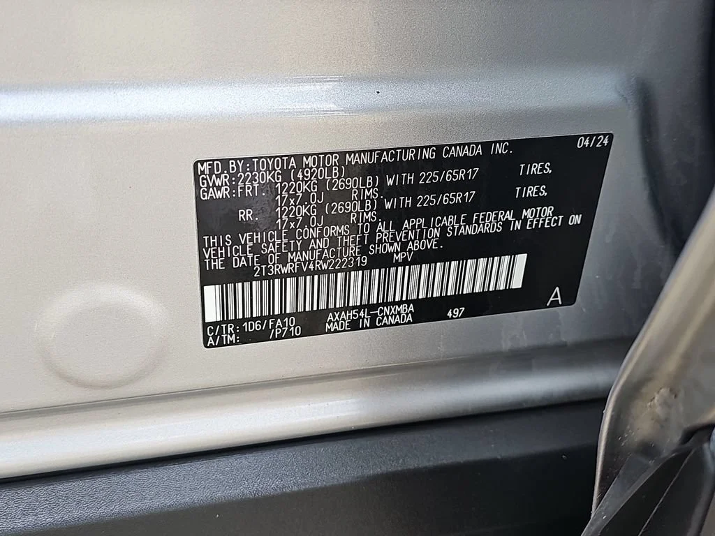 Used 2024 Silver Toyota Hybrid XLE image 43