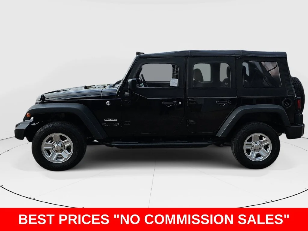 Used 2016 Black Jeep Unlimited Sport image 6