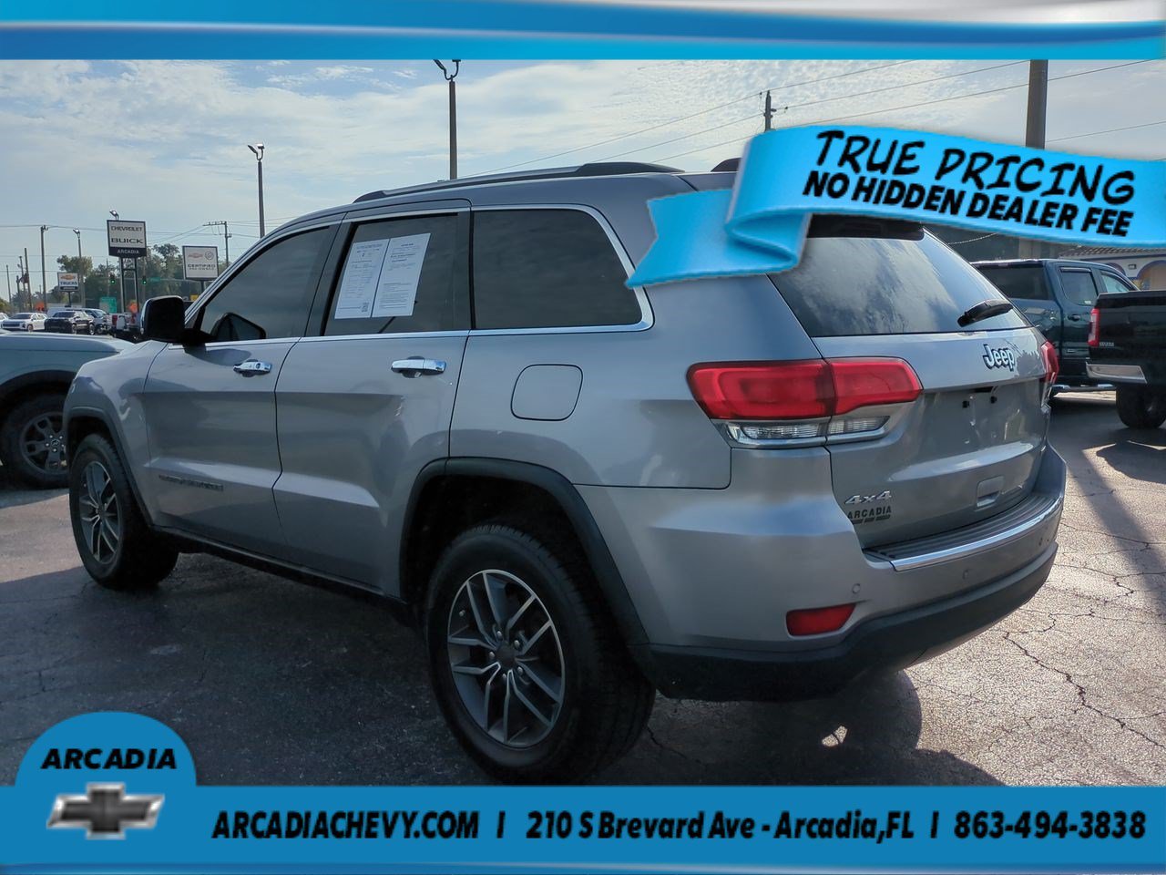 Used 2019 Billet Silver Metallic Clearcoat Jeep Limited image 6
