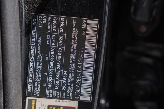 Used 2013 Black Mercedes-Benz ML 350 image 41