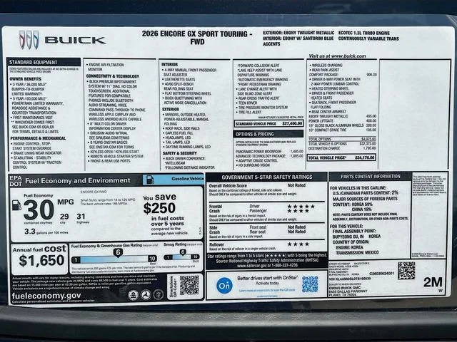 2026 Buick Encore GX Sport Touring - Photo 21
