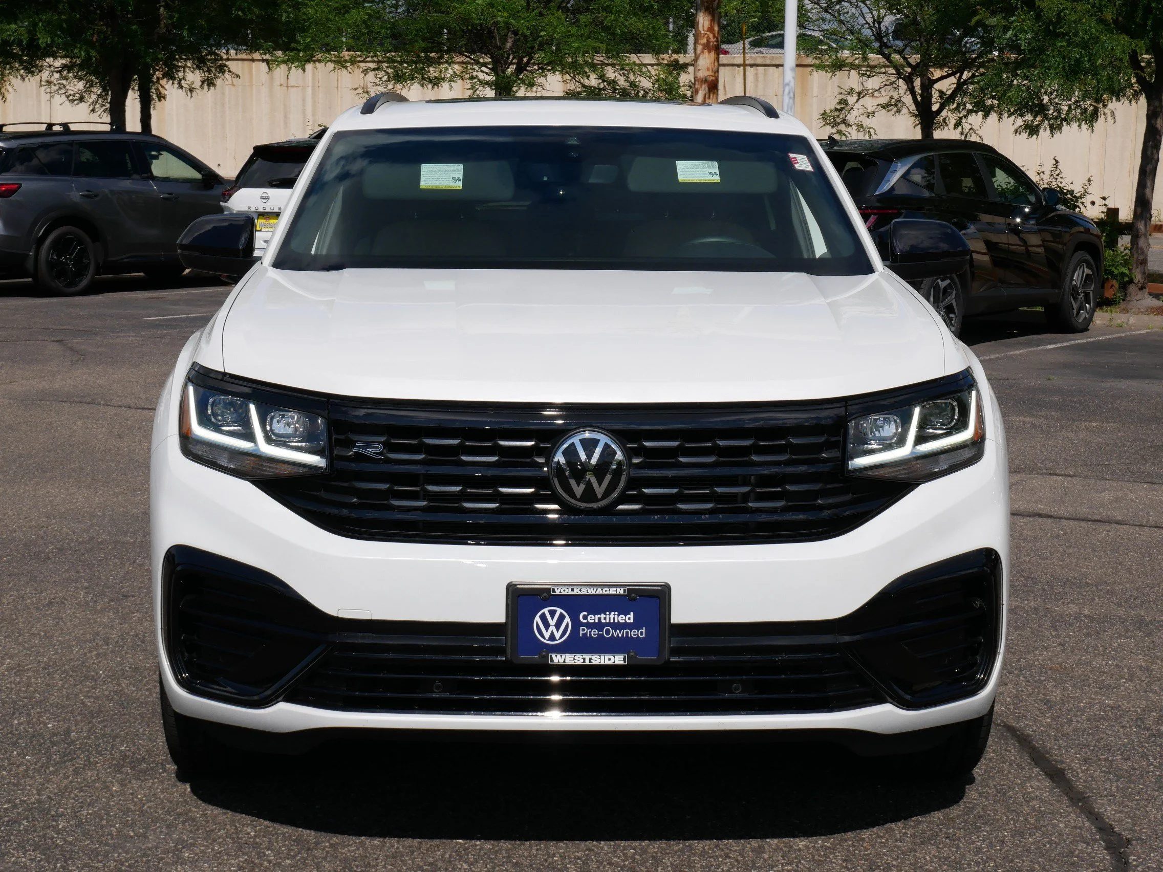 Certified 2023 Volkswagen Atlas Cross Sport SEL R-Line Black with VIN 1V2SC2CA2PC226225 for sale in Saint Louis Park, Minnesota