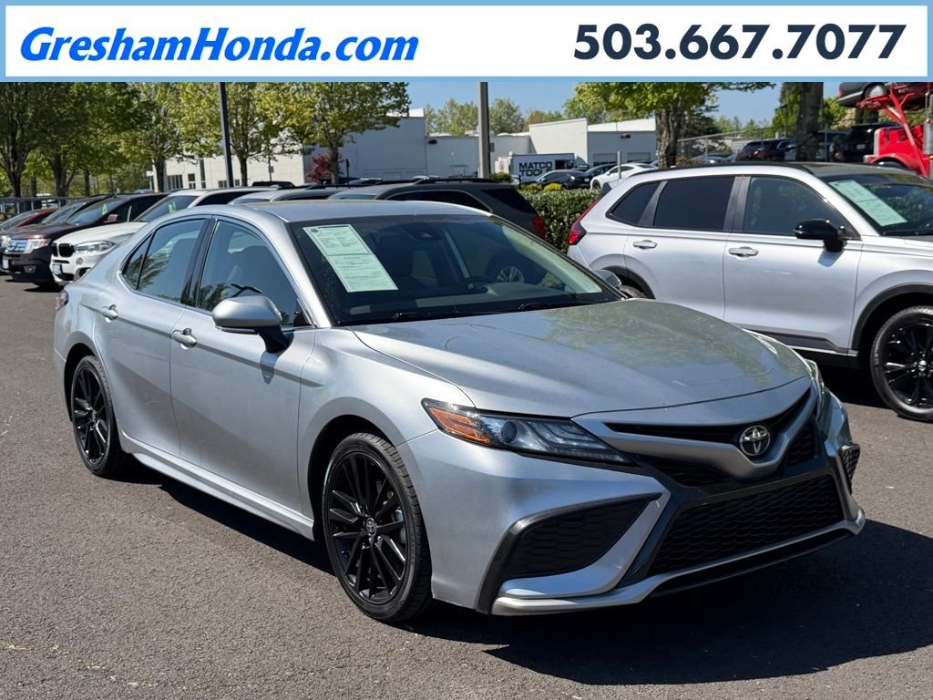 Used 2024 Celestial Silver Metallic Toyota XSE image 1