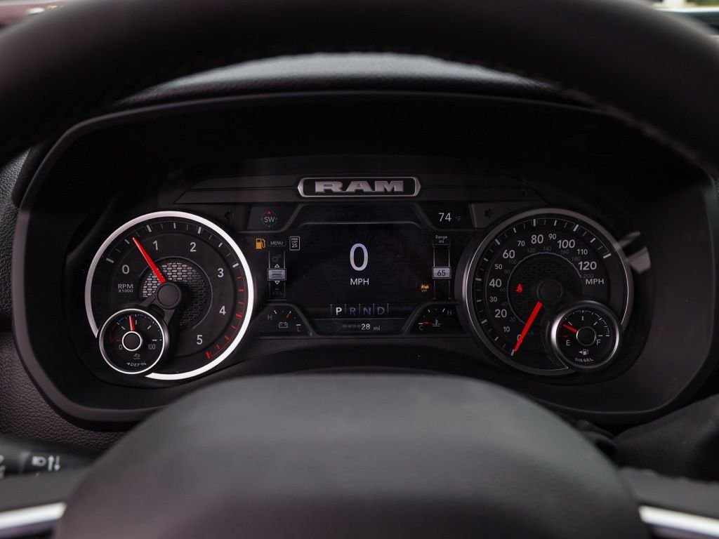 New 2026 Bright White Clear-Coat Exterior Paint RAM Big Horn Night Edition image 26