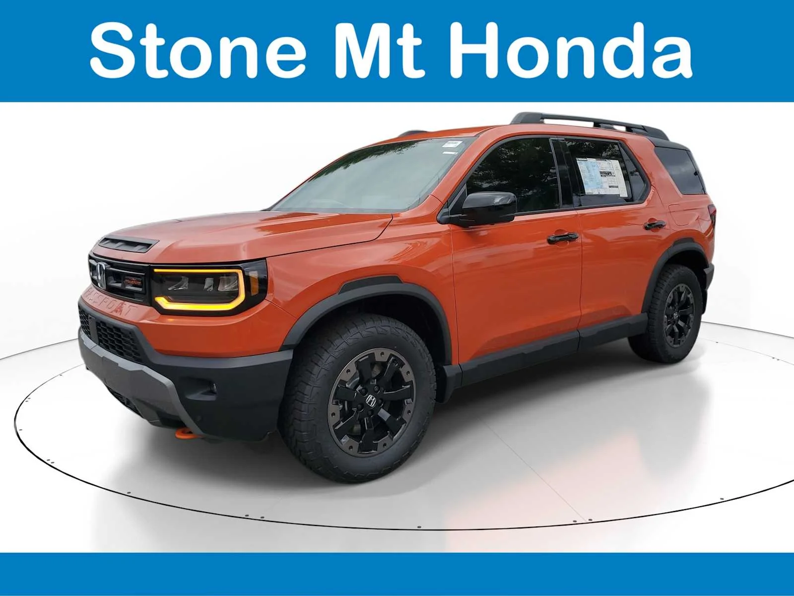 New 2026 Sunset Orange Honda TrailSport Elite image 3