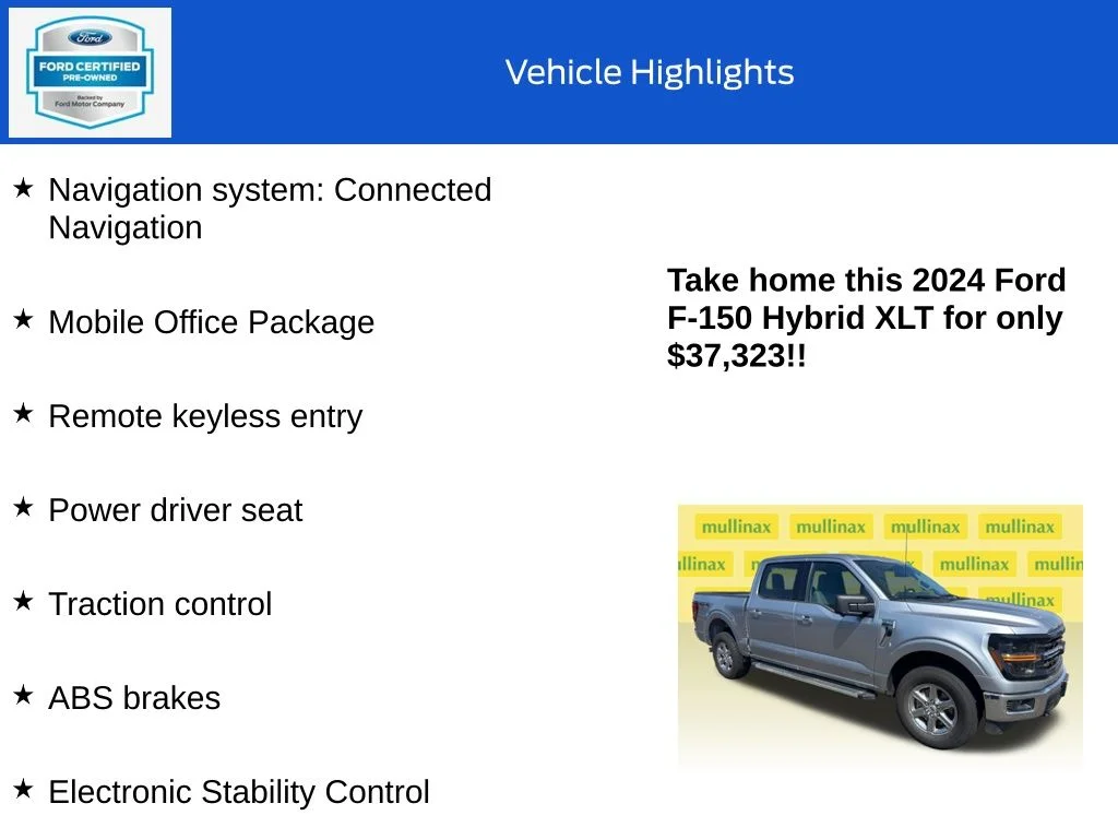Certified Used 2024 Silver Ford XLT image 18