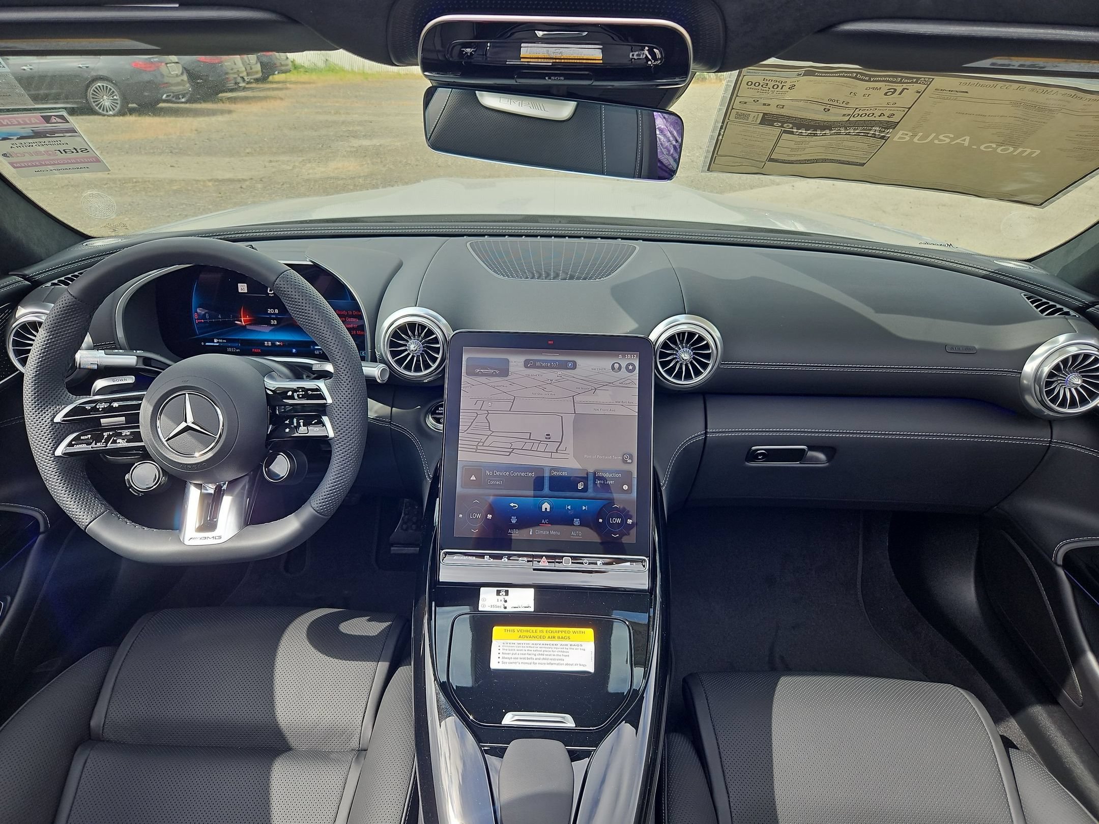 New 2025 MANUFAKTUR Alpine Grey Mercedes-Benz AMG® SL 55 Roadster image 55