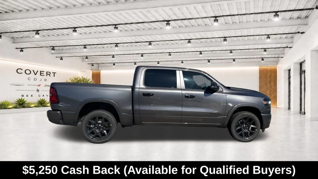 New 2026 Granite Crystal Metallic Clear-Coat Exterior Paint RAM Laramie image 12