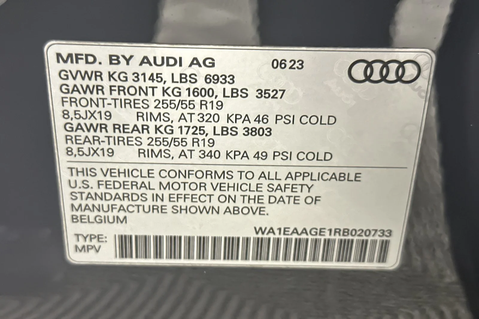 Used 2024 Magnet Gray Audi S line Premium quattro image 28