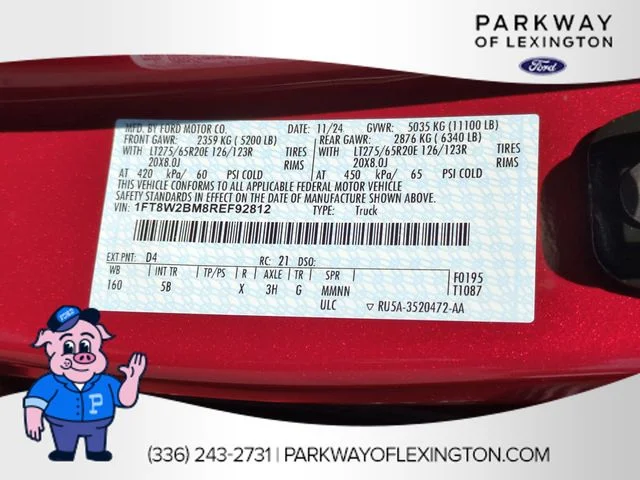 Used 2024 Red Ford Lariat image 38