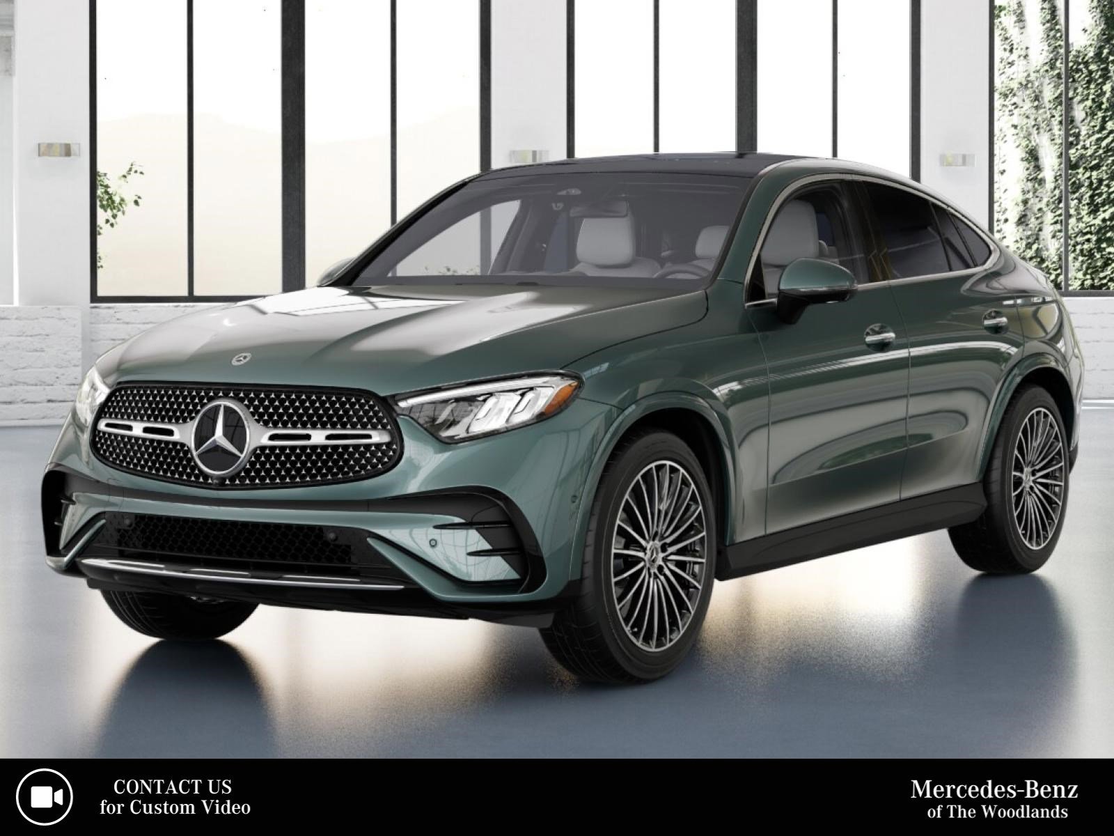 New 2026 Verde Silver Metallic Mercedes-Benz GLC 300 Coupe image 1
