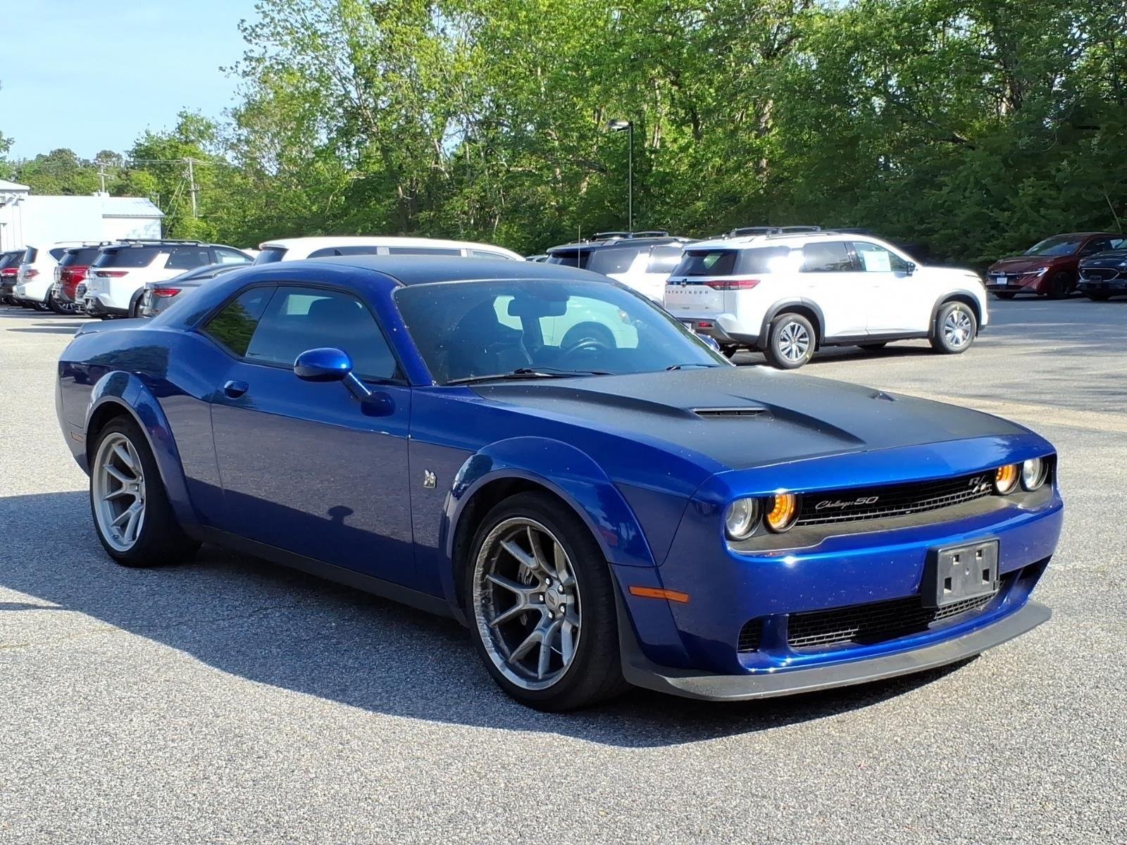 Used 2020 Indigo Blue Dodge R/T Scat Pack 50th Ann. Widebody image 6
