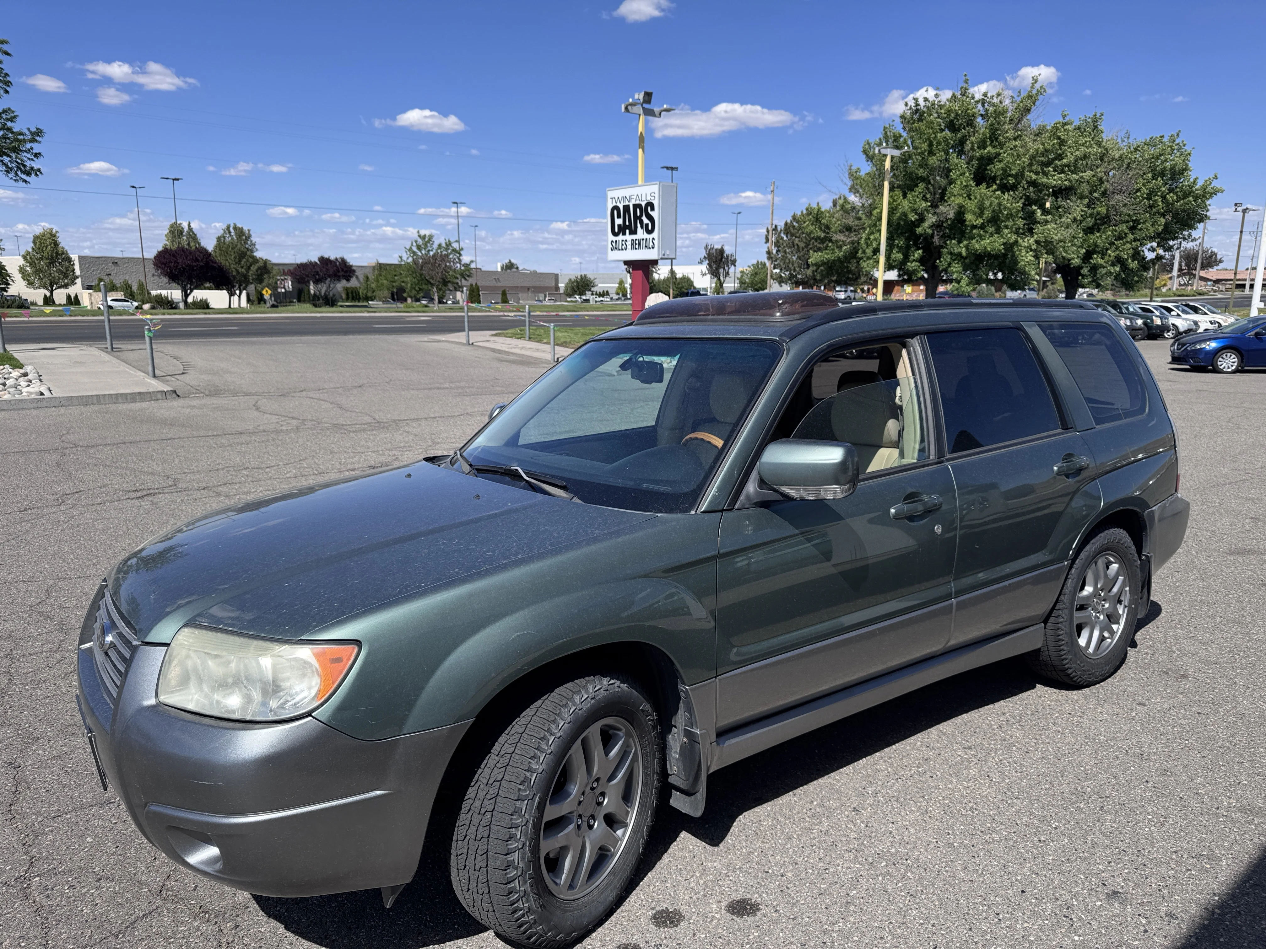 Used 2007 Evergreen Metallic Subaru X L.L. Bean Ed image 4