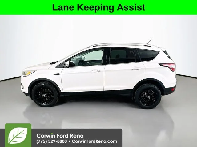 Certified Used 2018 White Platinum Clearcoat Metallic Ford Titanium image 4