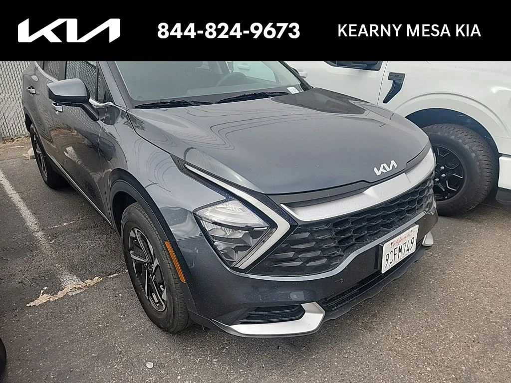 Certified Used 2023 Gray Kia LX image 1