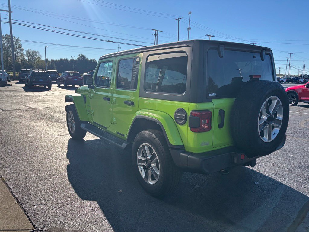 Used 2021 Limited Edition Gecko Clear Jeep Unlimited Sahara image 7